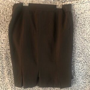 Beautiful Women’s Crossover Maternity Skirt f light fabric Brown Size L